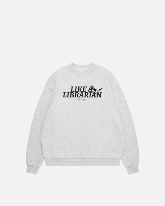 Heath Shaw - "Like a Librarian" Crewneck